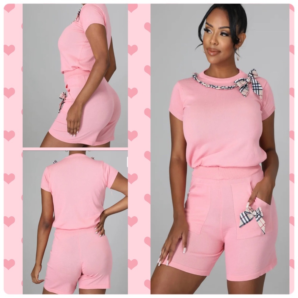 “Pretty Girl” Pink Shortset